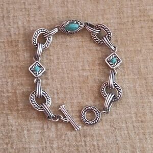 Studio Barse 925 Silver And Turquoise Bracelet